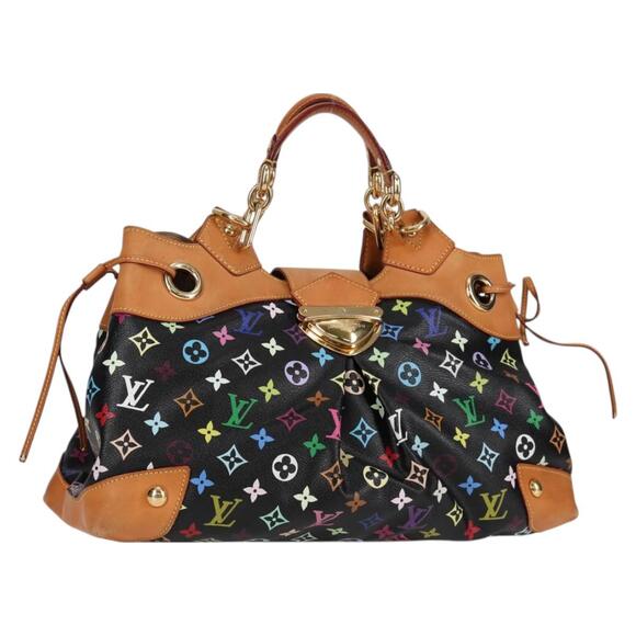 LOUIS VUITTON Monogram Multicolor Ursula Tote Bag Black M40124 - Picture 1 of 16